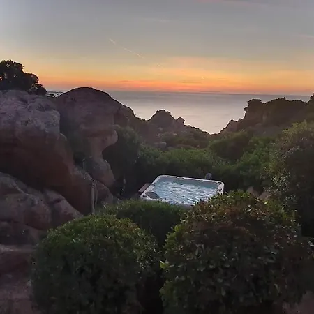 Villa Rocce Rosa Villa Con Hot Tube Nelle Rocce Costa Paradiso